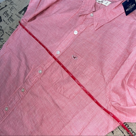 Hollister NWT! Long Sleeve Poplin Shirt Size Small - Picture 16 of 17